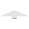 Ekena Millwork Eugene Architectural Grade PVC Gable Bracket, 36"W x 7 1/2"H x 6"D x 6"F, 5/12 Pitch GBP036X08X0606EUG00 - alternate 2